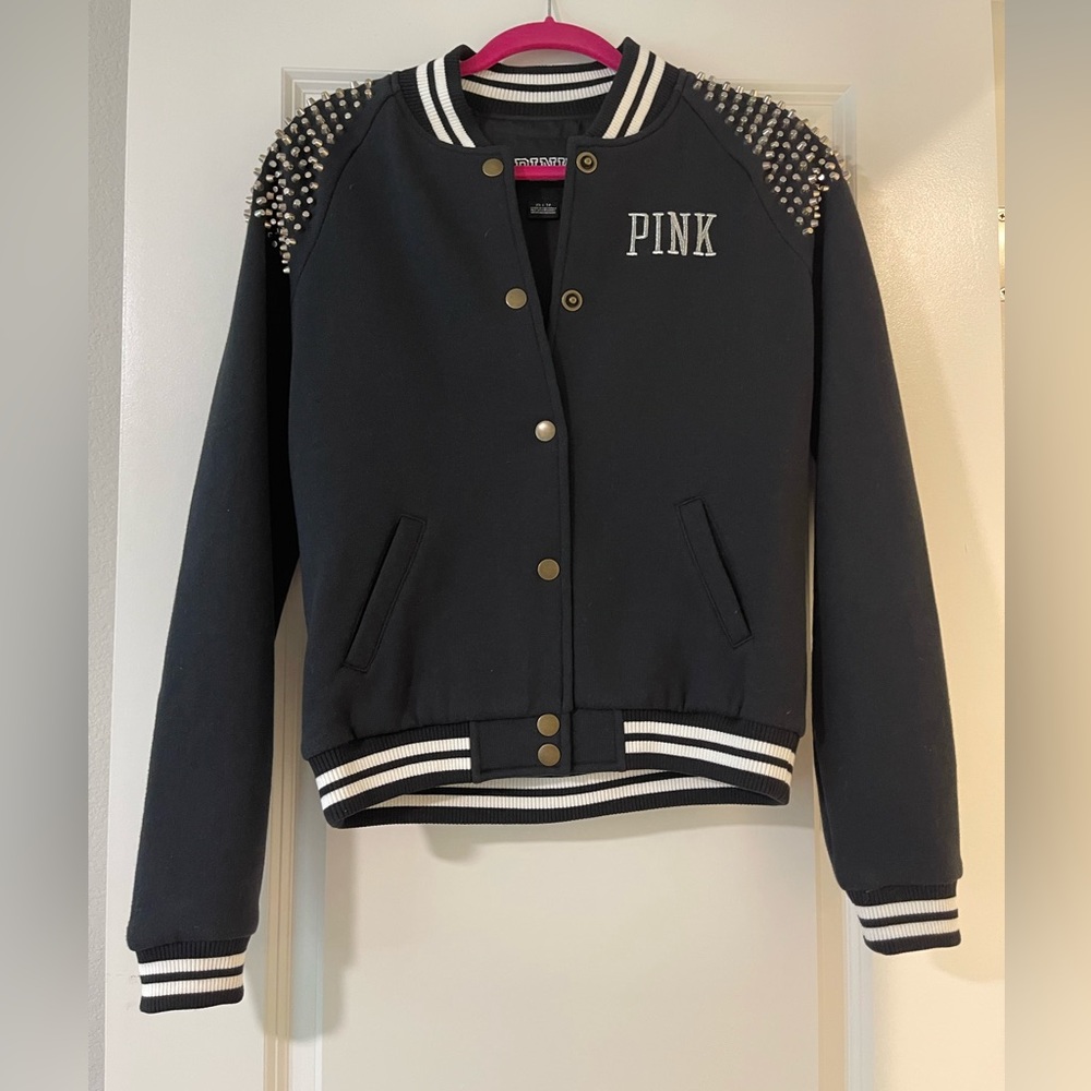 VS Pink varsity spike jacket